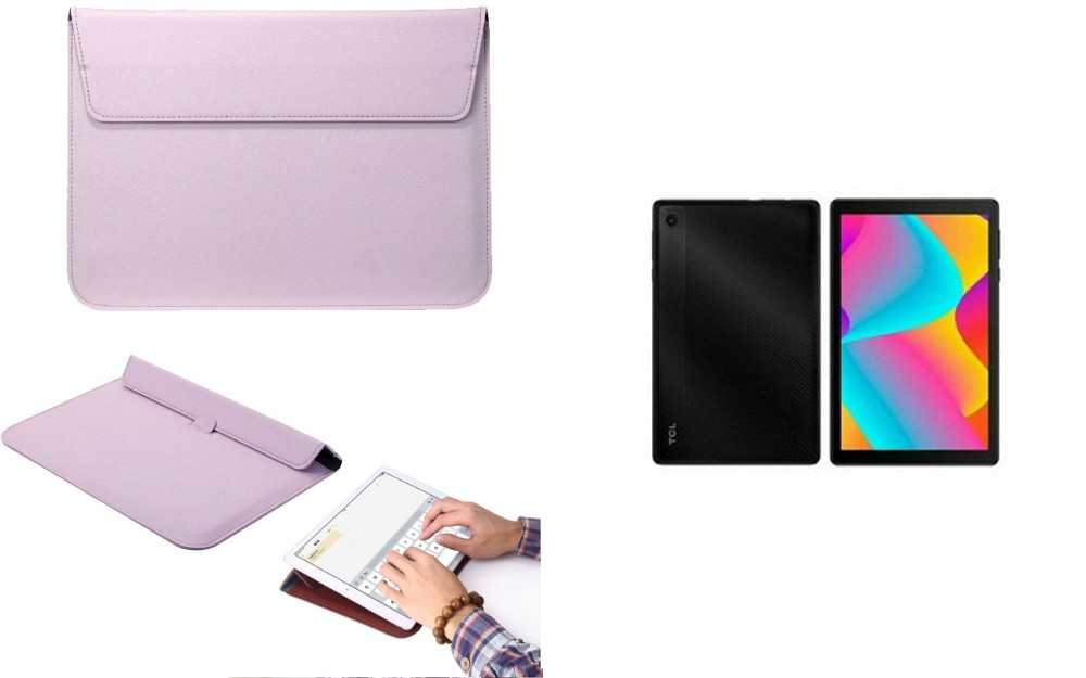 Чехол-конверт VitoCase для TCL TAB 8 LTE, с функцией подставки для планшета Фиолетовый Киев - изображение 1