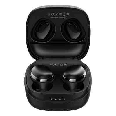 Наушники Hator Hyреrpunk Truedots SyncHUB Black (HTA411) Винница