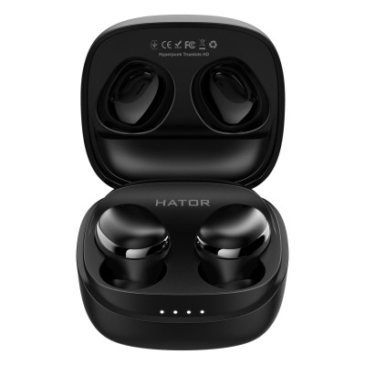 Наушники Hator Hyреrpunk Truedots SyncHUB Black (HTA411) Винница - изображение 1