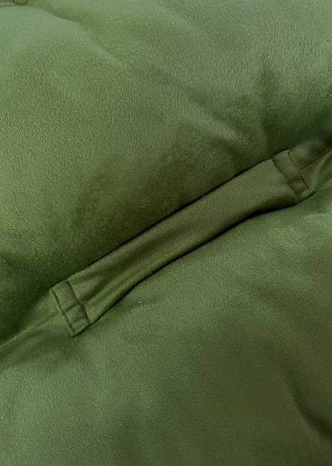 Подушка для стільців (40x120х4 см) подвійна Decorator Флокс колір зелений 84-160 Київ - фото 7