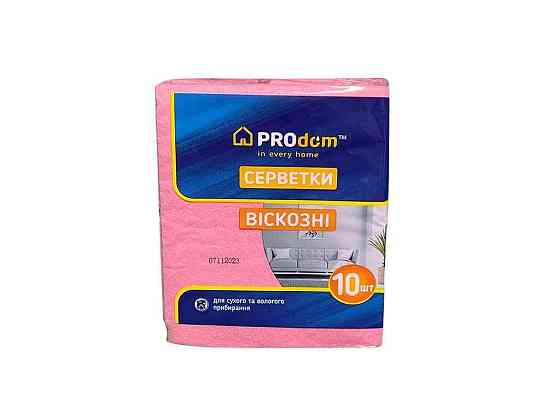 Серветки віскозні 10шт (30х36) ТМ PRODOM Solmir Київ