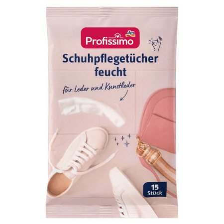Серветки для чищення шкіряного взуття Profissimo Schuhpflegetücher 15 шт Львів - фото 1