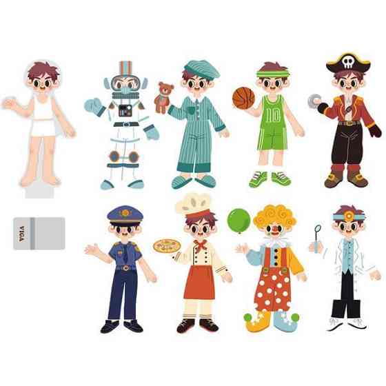 Магнітна гра Viga Toys Вдягни хлопчика (44636) Харків