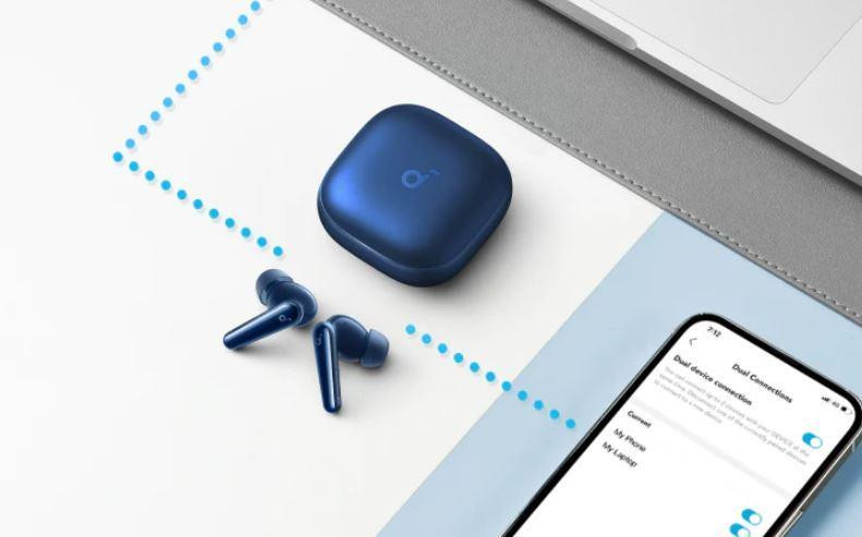 Bluetooth-гарнітура Anker SoundCore Liberty 5 ANC Blue (A3957G31) ( Синій ) Харків - фото 9