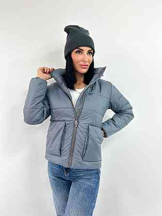 Демісезонна куртка з синтепоном "Lake" оптом | Норма і батал | Розпродаж моделі Київ
