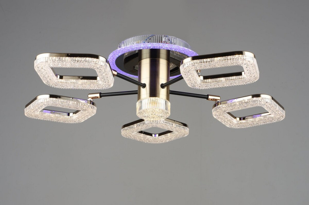 SIRIUS Люстра світлодіодна акрилова Sirius B /5 BK+GD Київ - фото 1