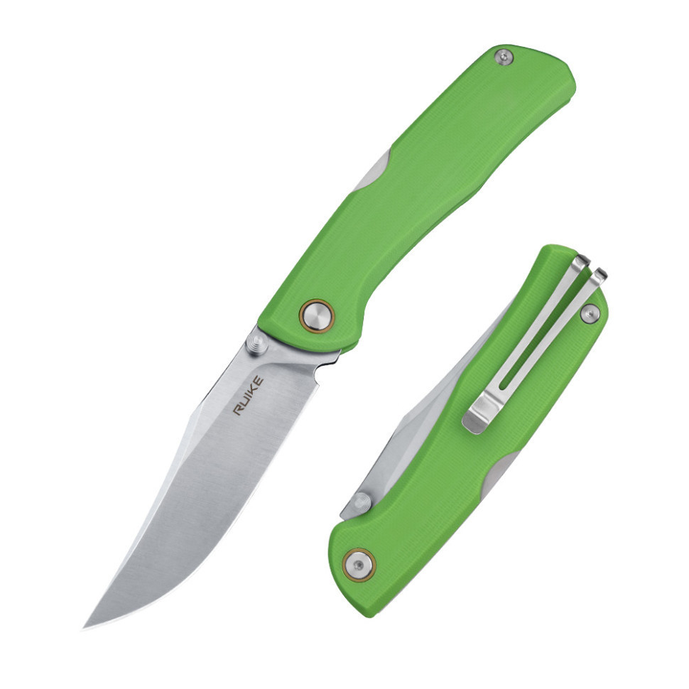 Ніж складаний туристичний Ruike P882-G, (8.5 см) 12C27 / G10 зелений Київ - фото 10