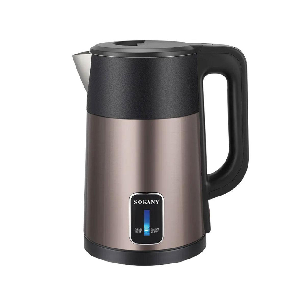 Sokany Електрочайник з автоматичним вимкненням 2,5 л Sokany побутовий 1500 Вт SK-09017GR Киев - изображение 1