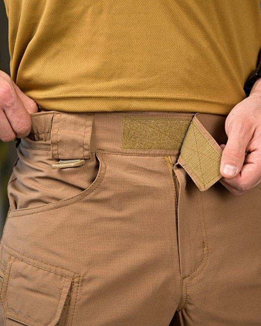 Летние эластичные тактические штаны tarzan  coyot ПП7747 Одесса - изображение 6