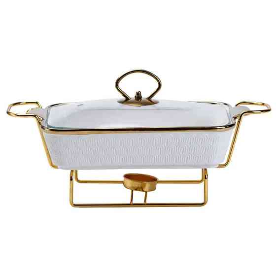 Марміт порцелянаовий на 1 літр на металевій підставці HP1013 Коломыя