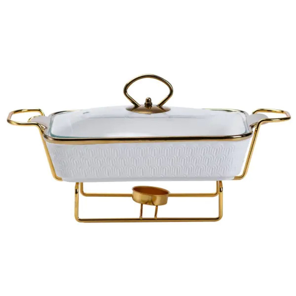 Марміт порцелянаовий на 1 літр на металевій підставці HP1013 Коломыя - изображение 1