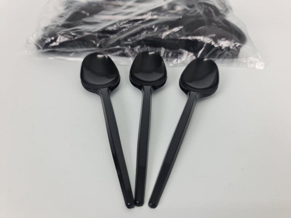 Ложка столова одноразова чорна Андрекс (100 шт.) Харків - фото 3