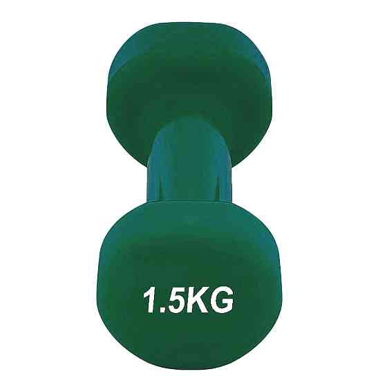 Гантель вінілова PowerPlay 4125 Achilles 2*1,5 кг. Зелені (2шт.) Каменское
