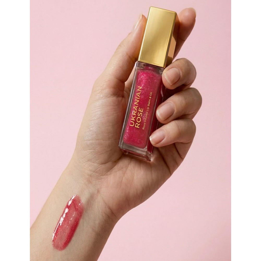 Олійка-блиск для губ Raspberry Rose Ukrainian Rose 7 мл Київ - фото 3