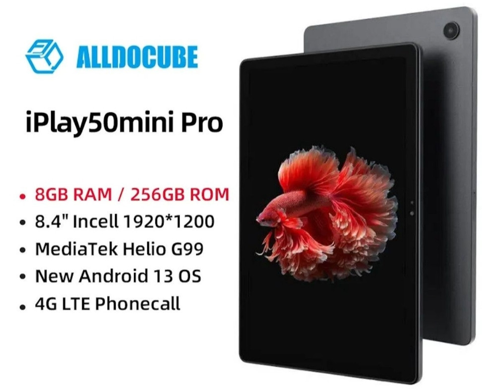 Планшет Alldocube iPlay 50mini pro 4G LTE 8/256Gb 8.4
