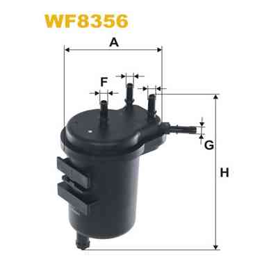 Фільтр паливний Wixfiltron WF8356 Вінниця