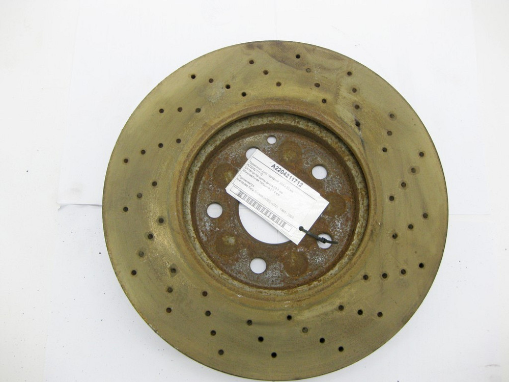 Mercedes-Benz  A2204211712 Гальмівний диск передній 304 х 30 мм S-Class W220 4matic Одесса - изображение 5