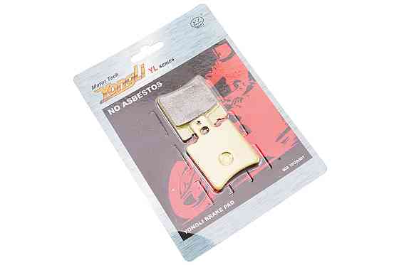 Гальмівні колодки (дискові) Yamaha JOG; KEEWAY- Goccia 50; HONDA SFX 50 / SZX 50 / SH 100 / SGX 50; MALAGUTI Ciak 50; APRILIA Scarabeo 50 / SR 50 / SR Київ