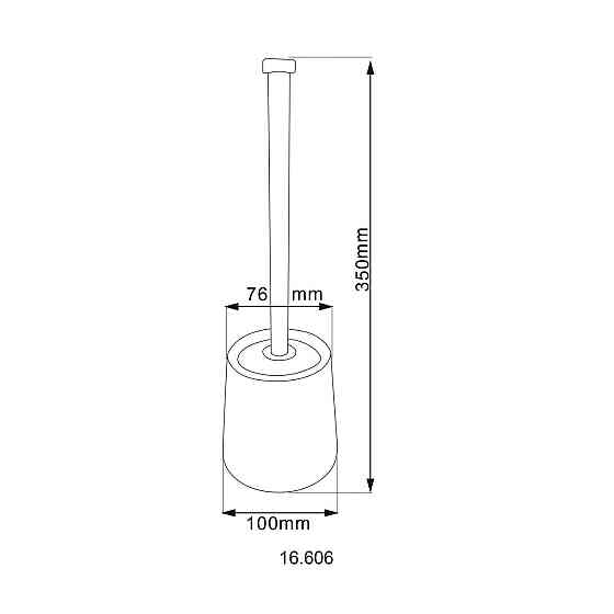 Йорж підлоговий HOTEC 16.606 Stainless Steel Київ