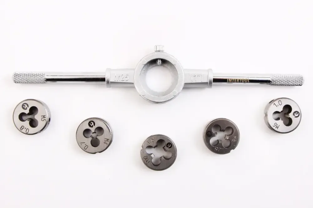 Набор плашек Intertool ( 6 ед.) М4-М10 Винница - изображение 1