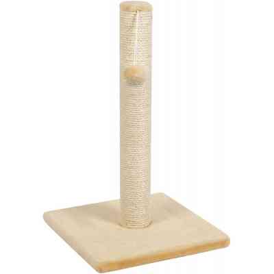 Дряпка (когтеточка) для котов Природа Д00 столбик 53 см (бежевая) (4820157402771) Винница