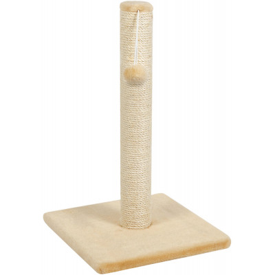 Дряпка (когтеточка) для котов Природа Д00 столбик 53 см (бежевая) (4820157402771) Винница - изображение 1