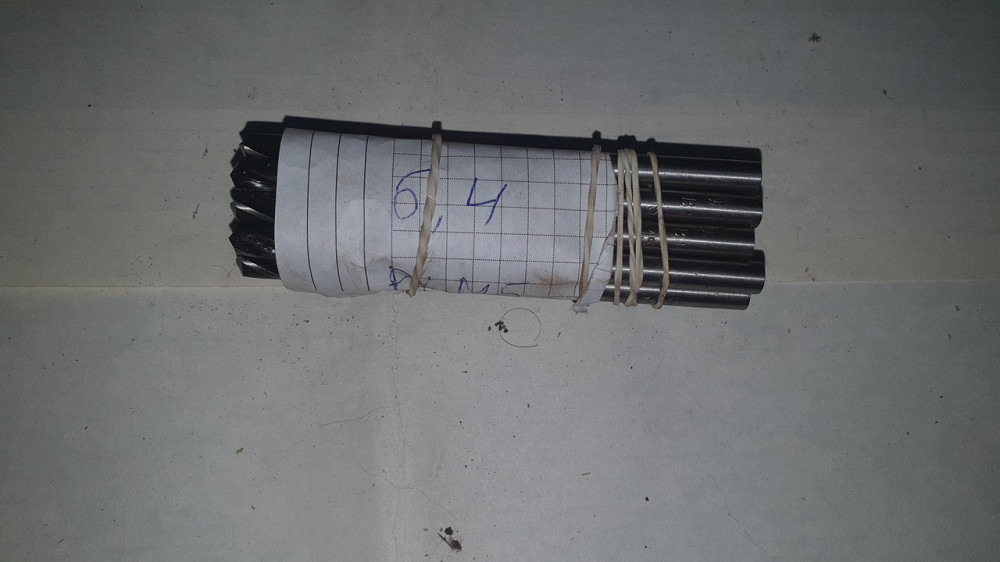 Сверло с цилиндрическим хвостовиком 6.4 мм. Р6М5. СССР. Харьков - изображение 1