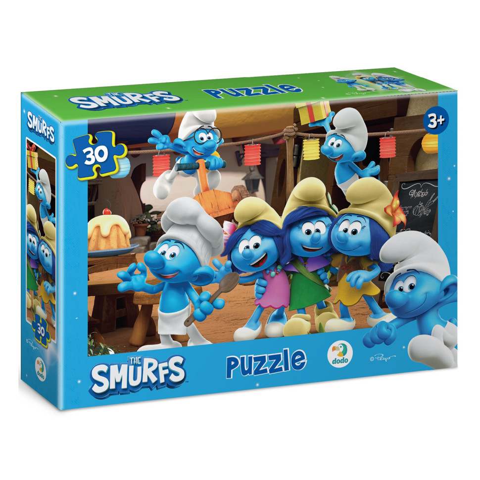 Дитячий пазл "Вечірка Смурфів" 200661, 20х27 см картина, 30 елементів Вінниця - фото 1