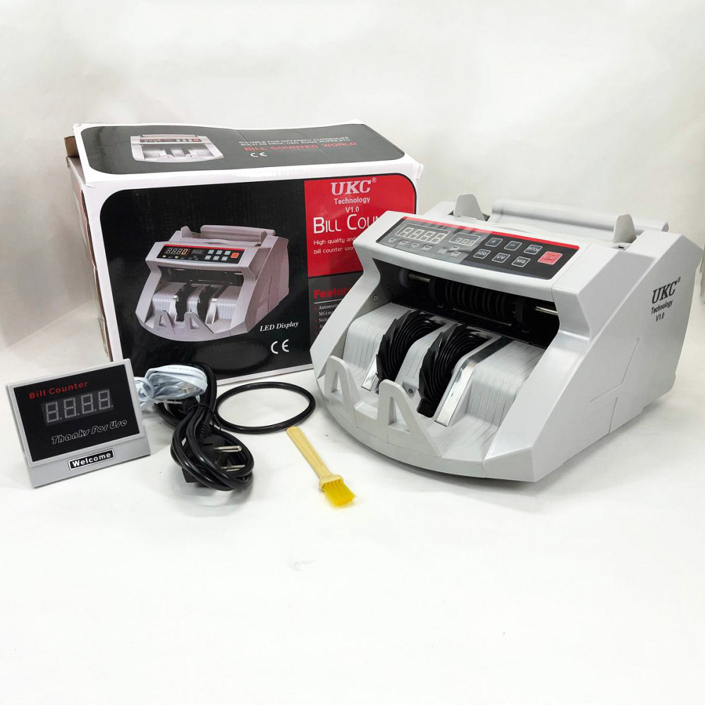 Счетчик купюр bill counter Bill Counter UKC MG-2089, Машинка для счета денег с дисплеем QX-89 Львов - изображение 8