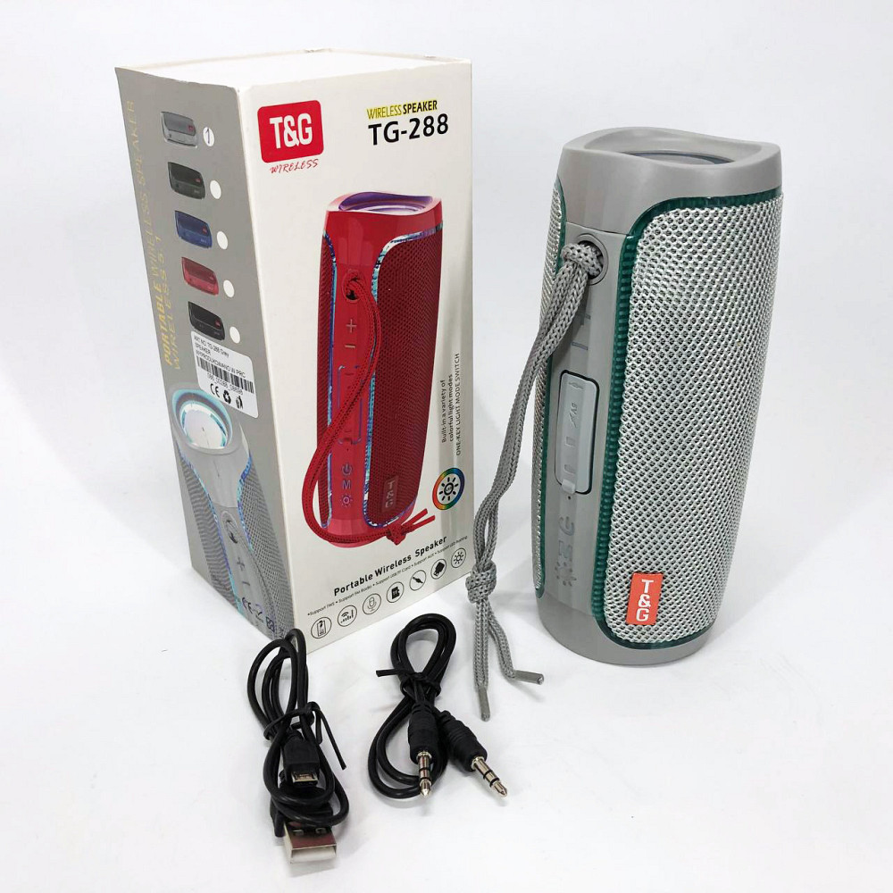 Колонка з ргб підсвічуванням TG288, Колонка на акумуляторі зі світломузикою Портативна блютуз JG-54 Львів - фото 3