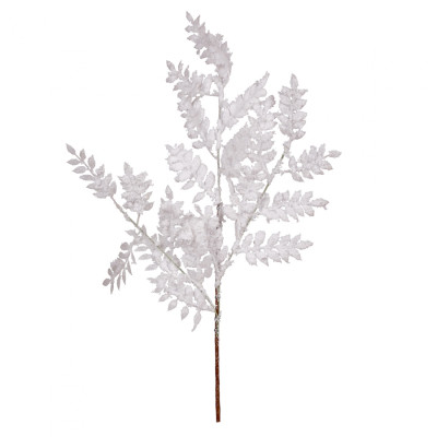 Декоративная ветвь YES! Fun 70 см, белая, заснеженная (973952) Винница - изображение 1