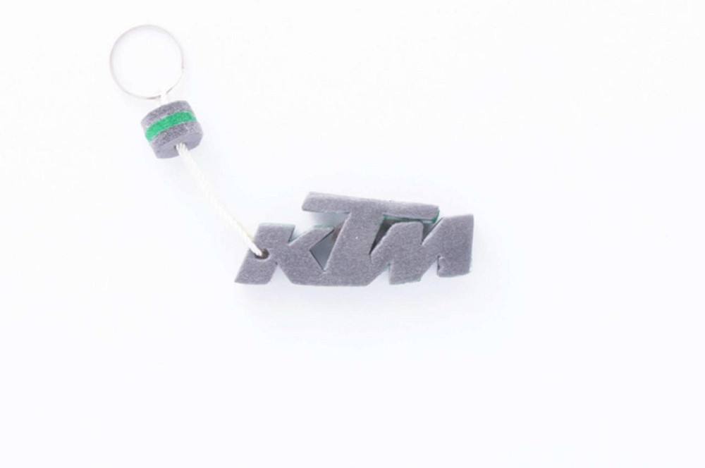 Брелок каучук (сіро-зелений) KTM AS Мукачево - фото 1