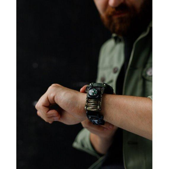 Годинник чоловічий наручний Hemsut Military з компасом (Камуфляж) Київ - фото 6