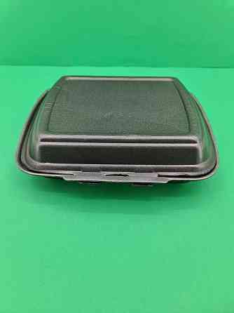 Ланч-бокс 3-х секційний з спіненого полістиролу з кришкою 220х180х70мм з ВПС НР-3, чорний (125 шт) Харків