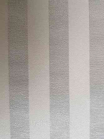 Шпалери вінілові на флізеліні Rasch Trianon Xlll 0.53х10 класика структурні смуги сріблясті молочні Київ