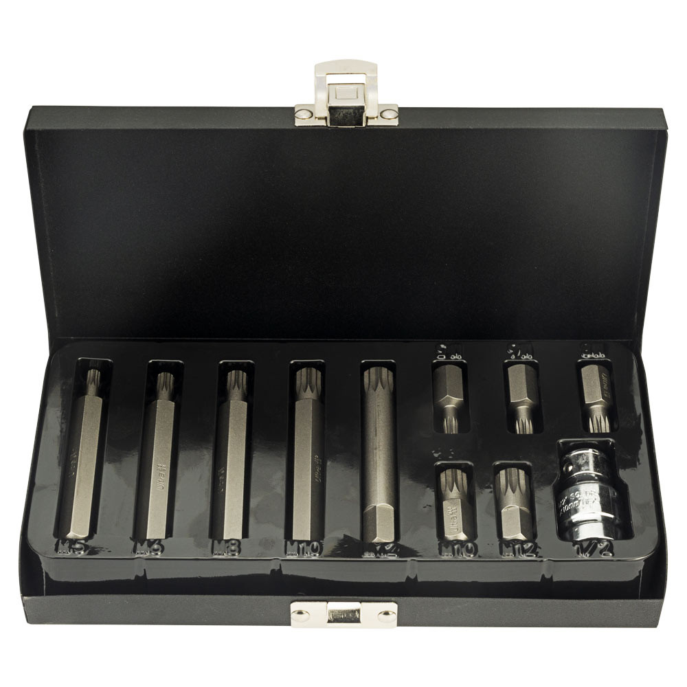 Ultra Набор бит Spline 10мм 11шт S2 (металл кейс) ULTRA (4016992) Київ - фото 1