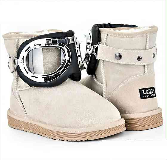 Зимові жіночі Уги Бежеві Чоботи на Хуху Теплі (розміри: 36,37) — 29 Дніпро