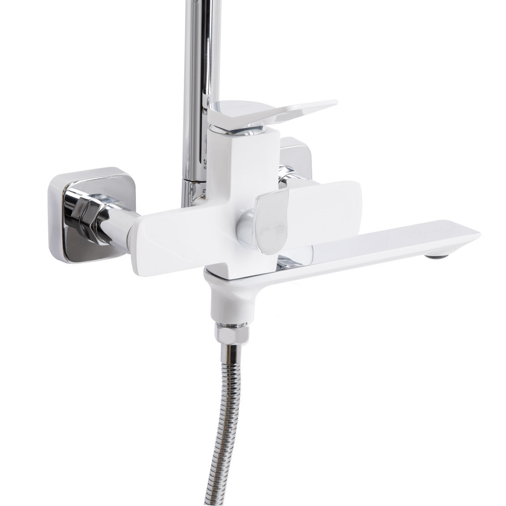 Душова система універсальна Qtap Presto на три споживачі (з виливом) QTPRE111CRW45580 Chrome/White Київ - фото 12