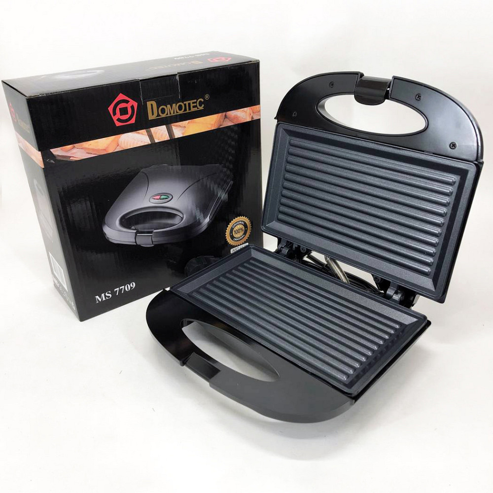Большой электрический гриль DOMOTEC MS-7709, Гриль барбекю контактный с электронным управлением KL-68 Ивано-Франковск - изображение 1