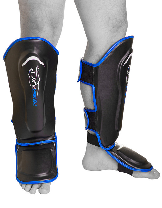 Захист гомілки і стопи PowerPlay 3052 Чорно-Синій L Каменское - изображение 2