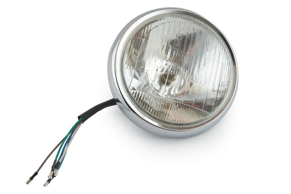 Фара (в сборе) Альфа (круглая, хром) Мукачево - изображение 1