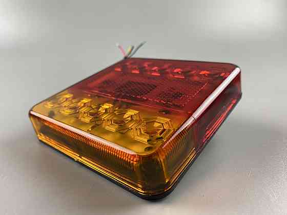 Ліхтар LED квадратний задній для причепів і вантажівок, світлодіодний ліхтар заднього ходу 10 led діодів Мукачево