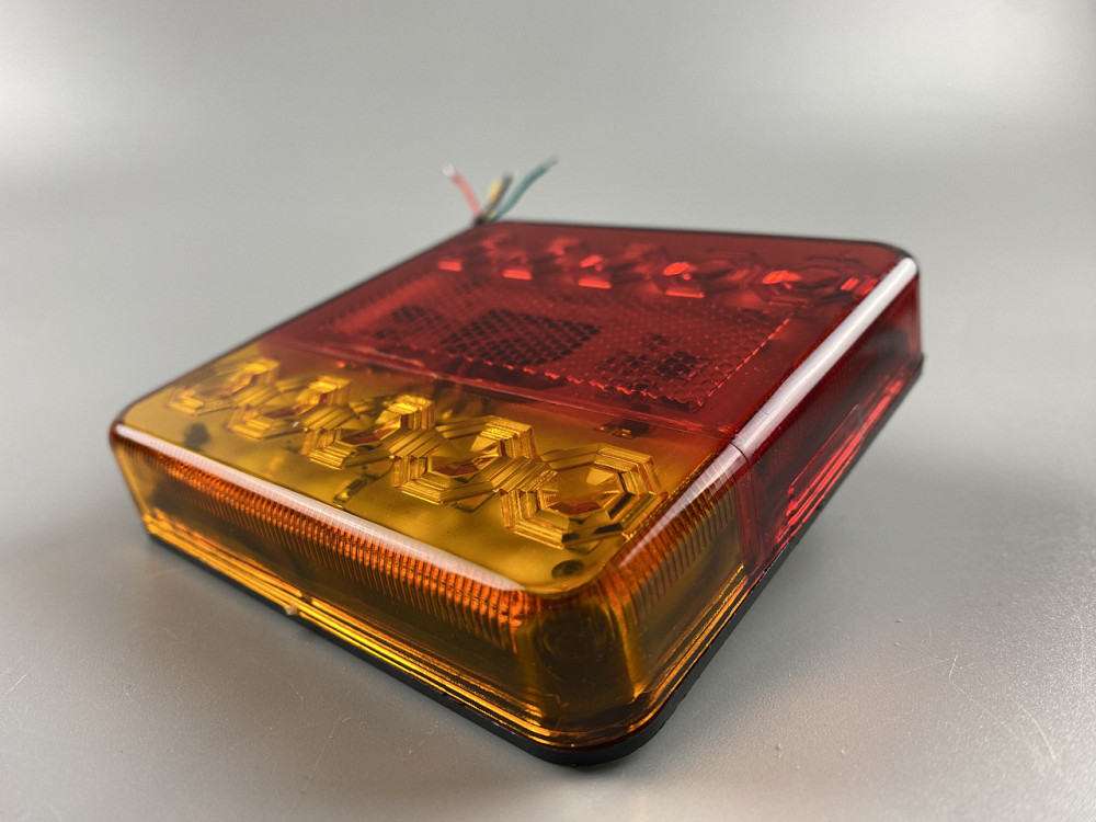Ліхтар LED квадратний задній для причепів і вантажівок, світлодіодний ліхтар заднього ходу 10 led діодів Мукачево - фото 2