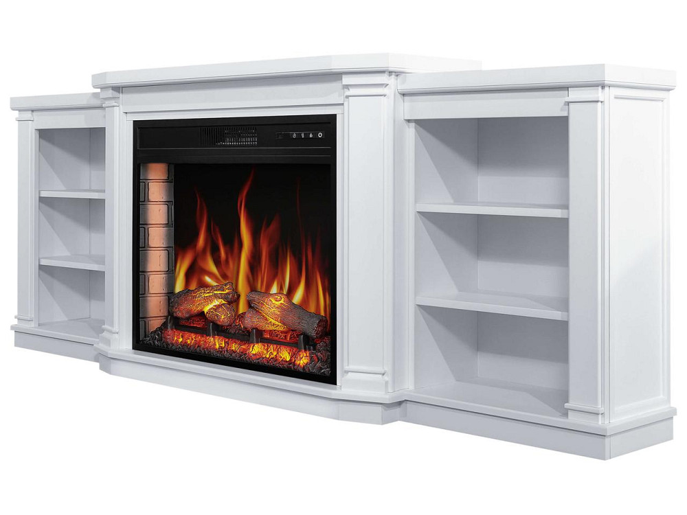 Каминокомплект ArtiFlame Parliament AF28S белый с обогревом и звуком горения Львов - изображение 3