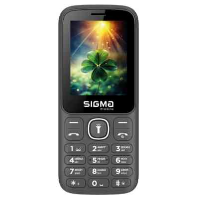 Мобильный телефон Sigma X-style 242 LUCKY Grey (4827798792926) Вінниця