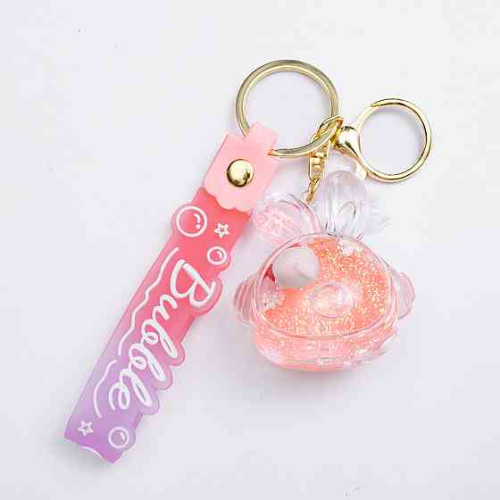 Брелок для ключів та сумки Bubble, рожевий 5×5.5 см Київ