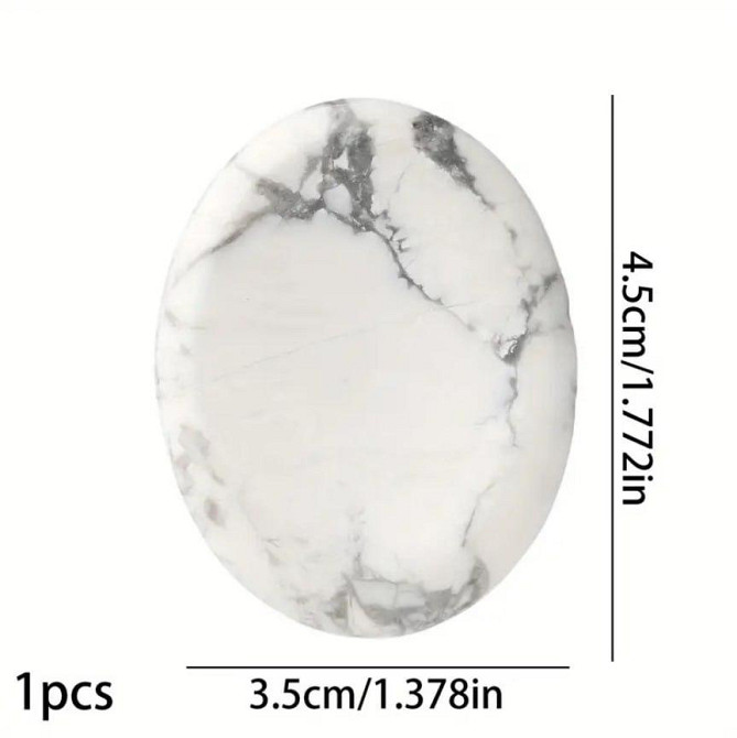 Камінь антистрес Гауліт – полірований палм-стоун 4.5×3.5 см (1 шт) Київ - фото 2