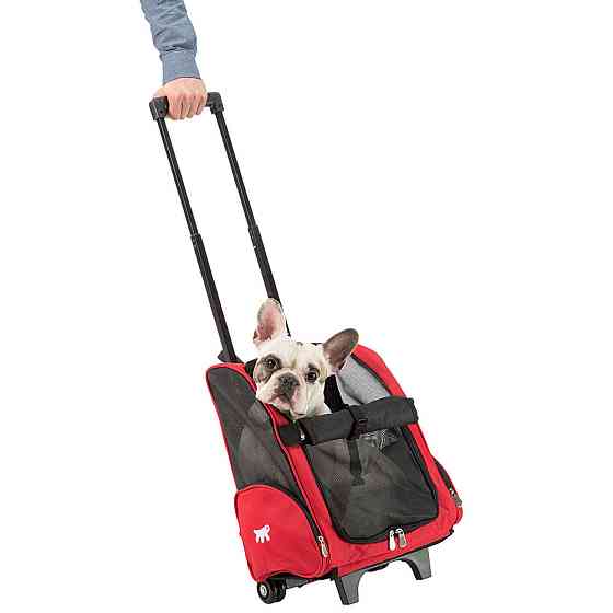 Перевозка - тележка для котов и собак Ferplast Trolley (Ферпласт Троллей) 32 х 28 х h 51 см - TROLLEY SMALL, Красный Запорожье