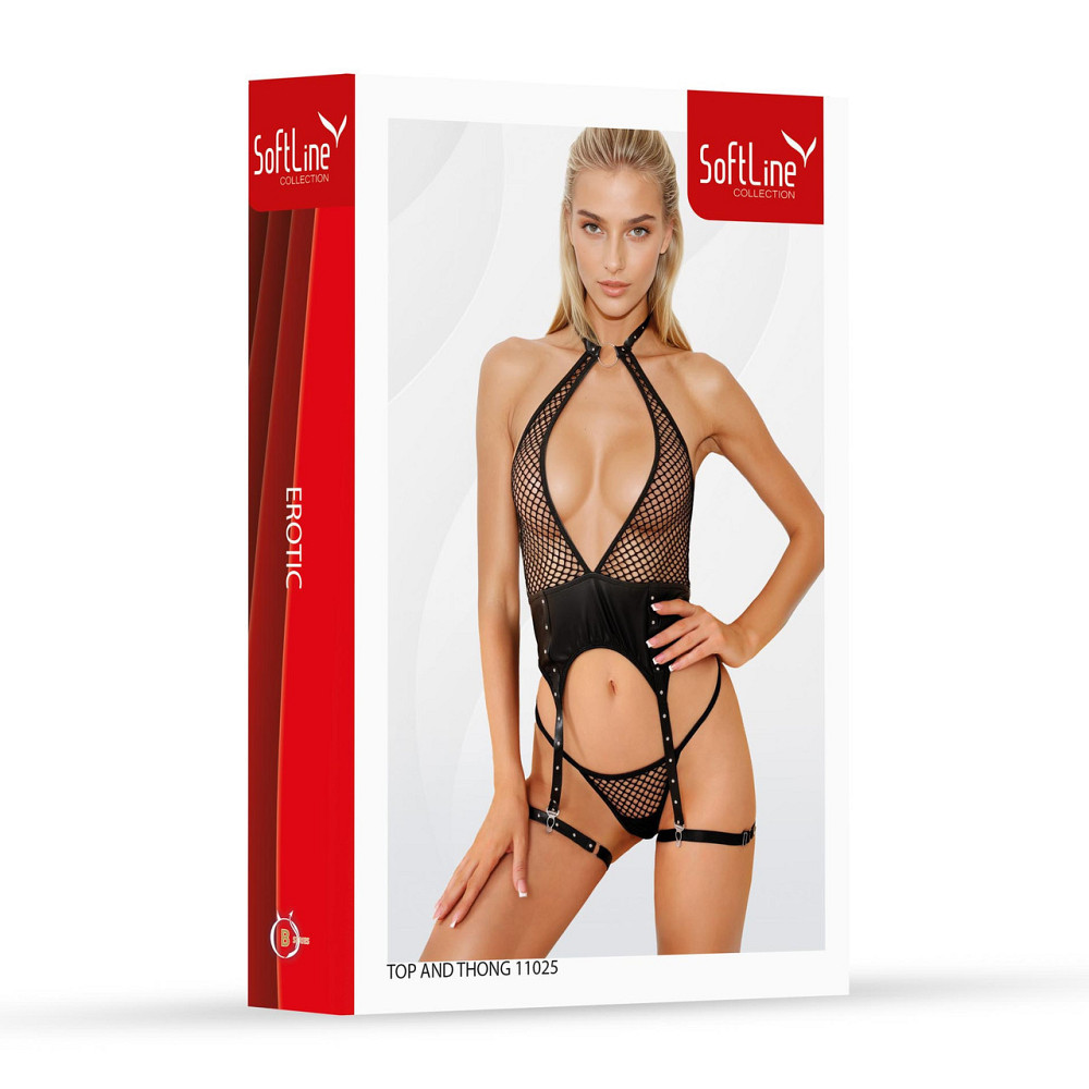 Комплект белья - Set top and thong 11025, black - M Sex Aura Киев - изображение 3