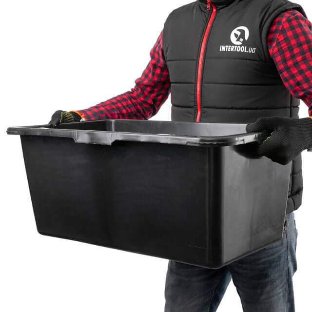 Таз будівельний прямокутний 65 л. INTERTOOL KT-0065 Киев - изображение 4